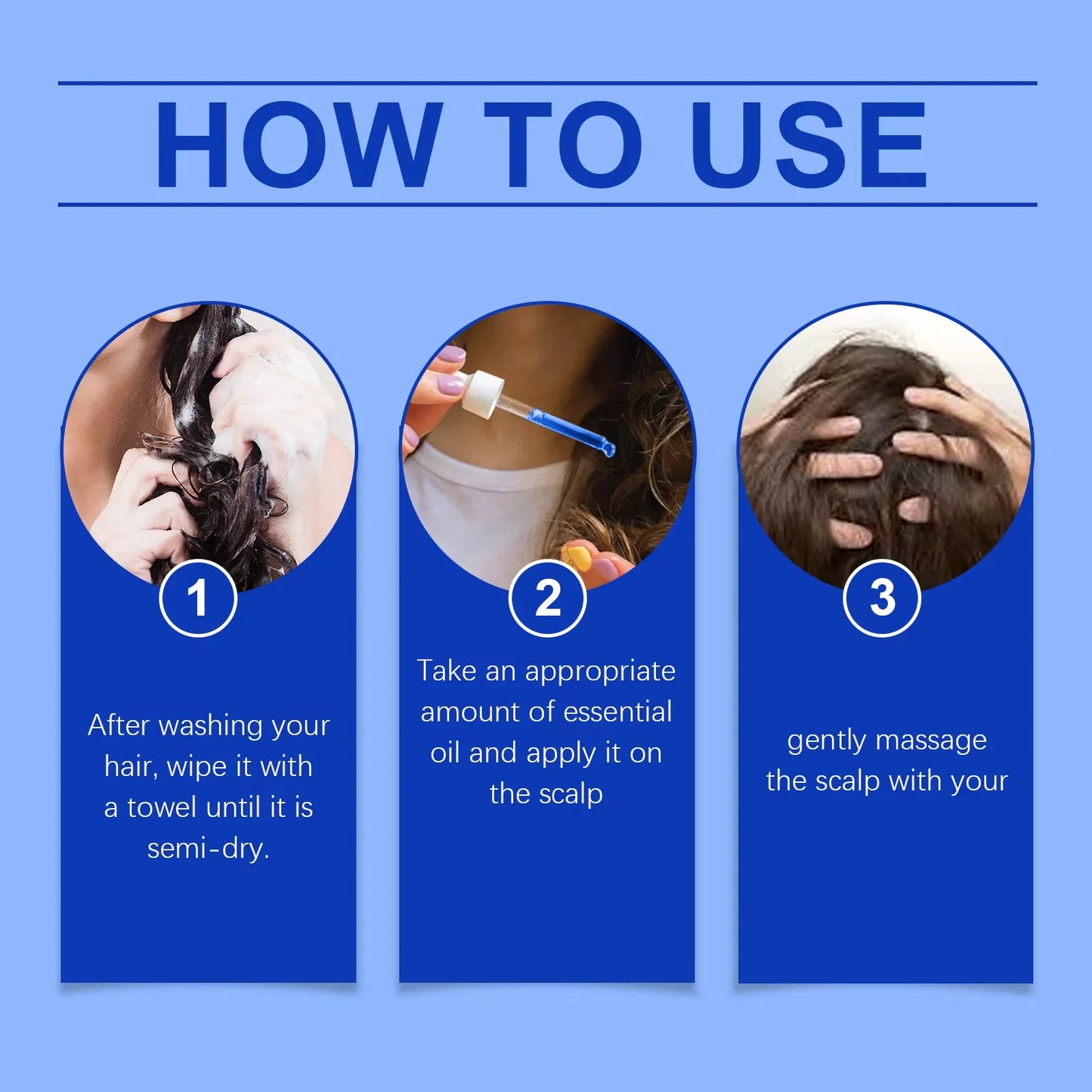 Copper Peptide Hair Growth Serum for Scalp Care and Density