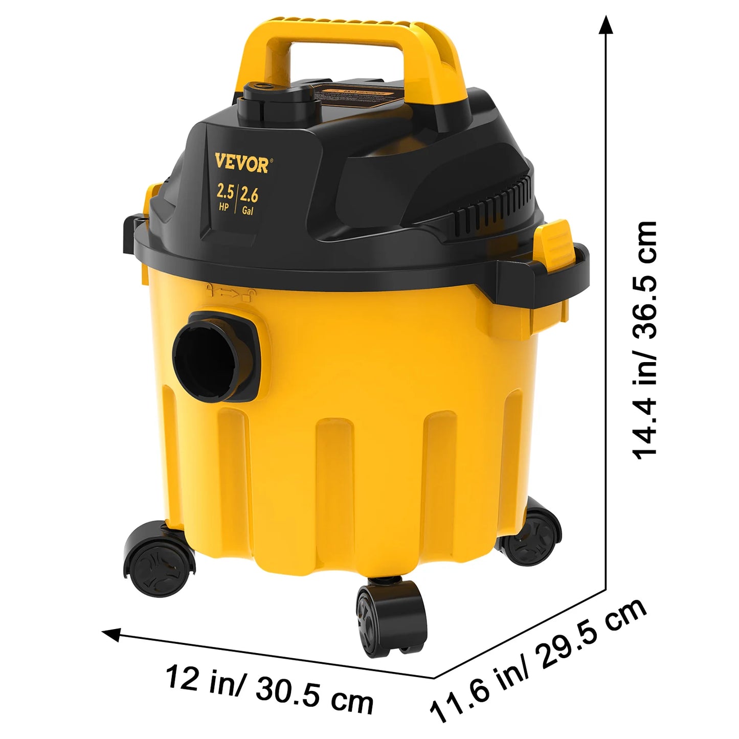 SucceBuy Wet Dry Vacuum 2.5 Peak HP 3in1 Blowing Function
