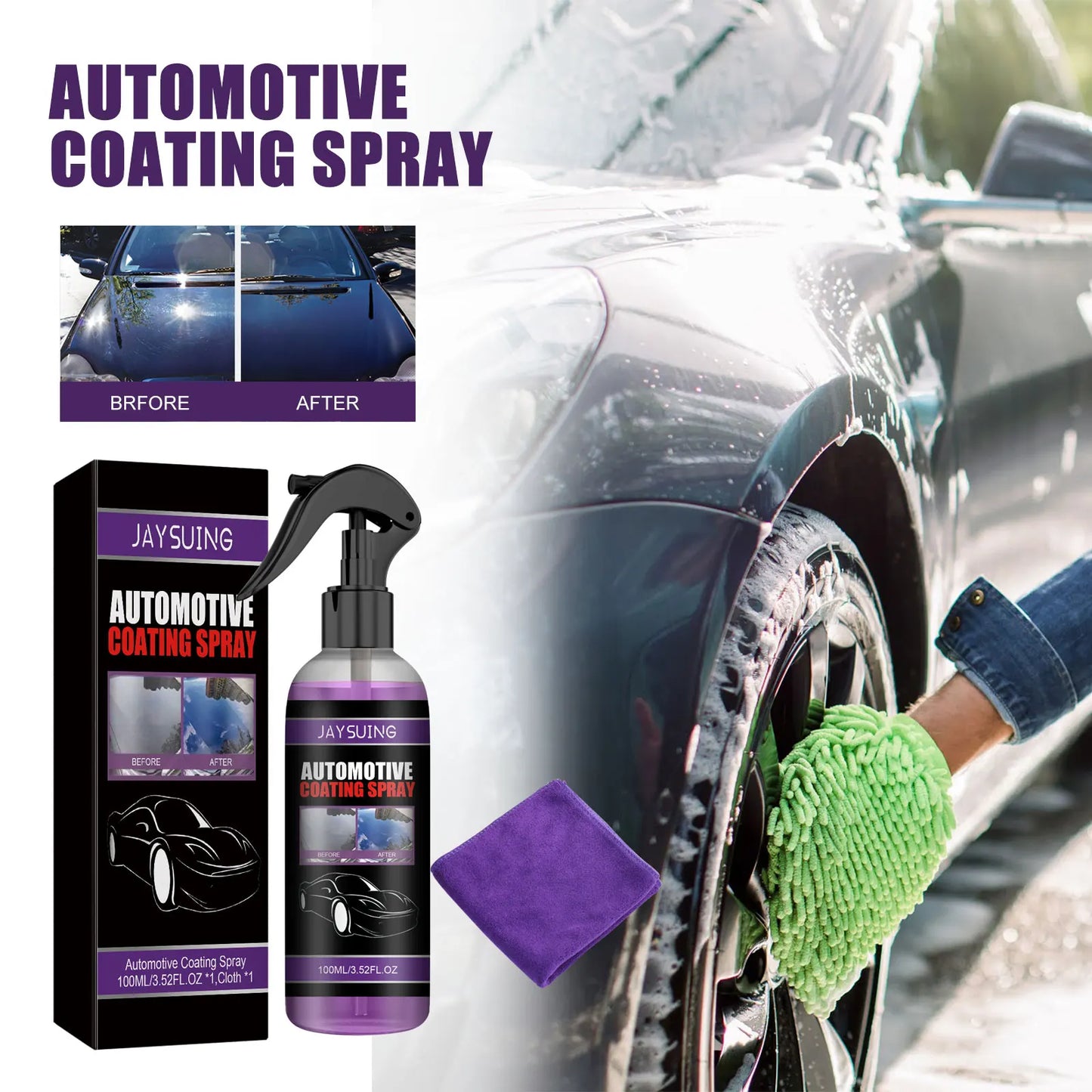 Jaysuing Car Paint Surface Cleaning Agent For Ceramic Coating