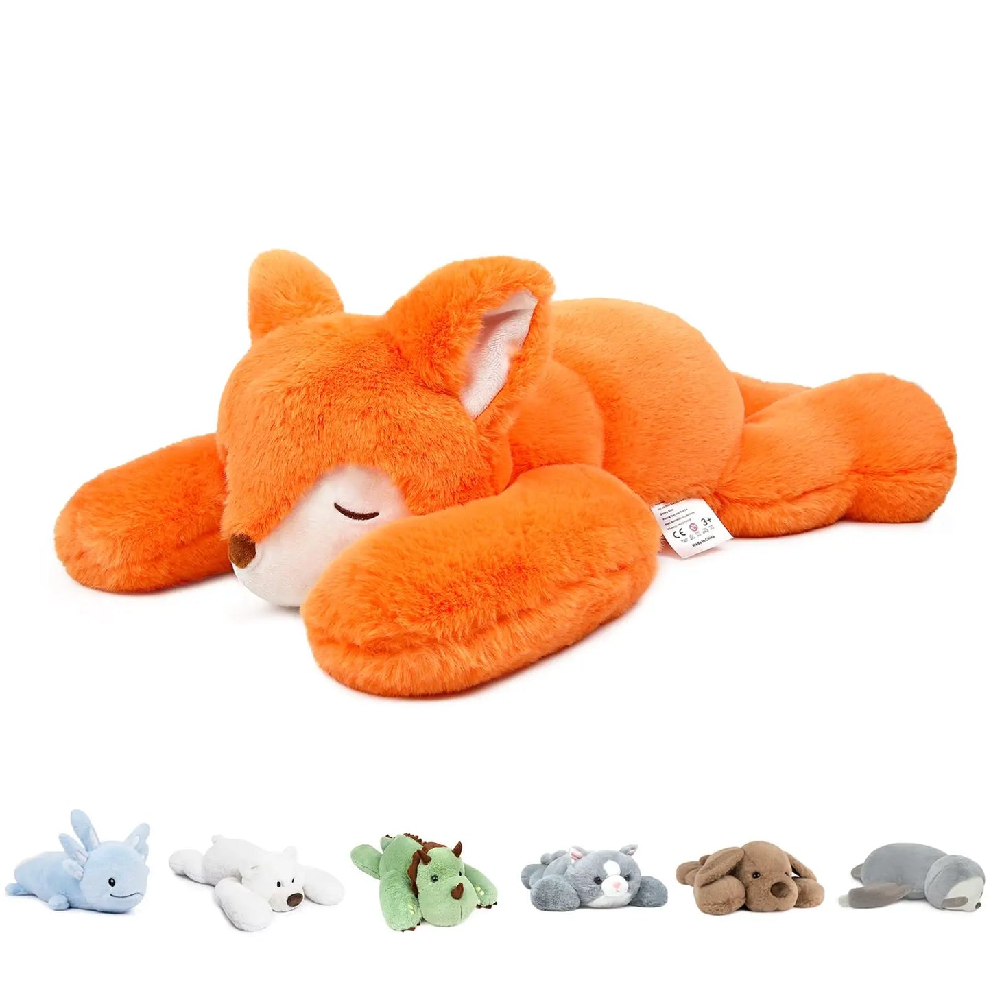 Niuniu Daddy Fox Weighted Plush Body Pillow Sensory Toy
