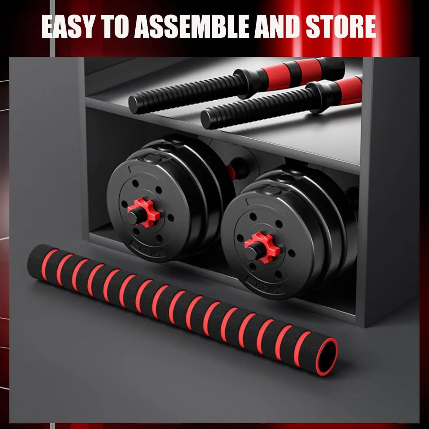 Adjustable Dumbbell Set for Home Gym Strength Training