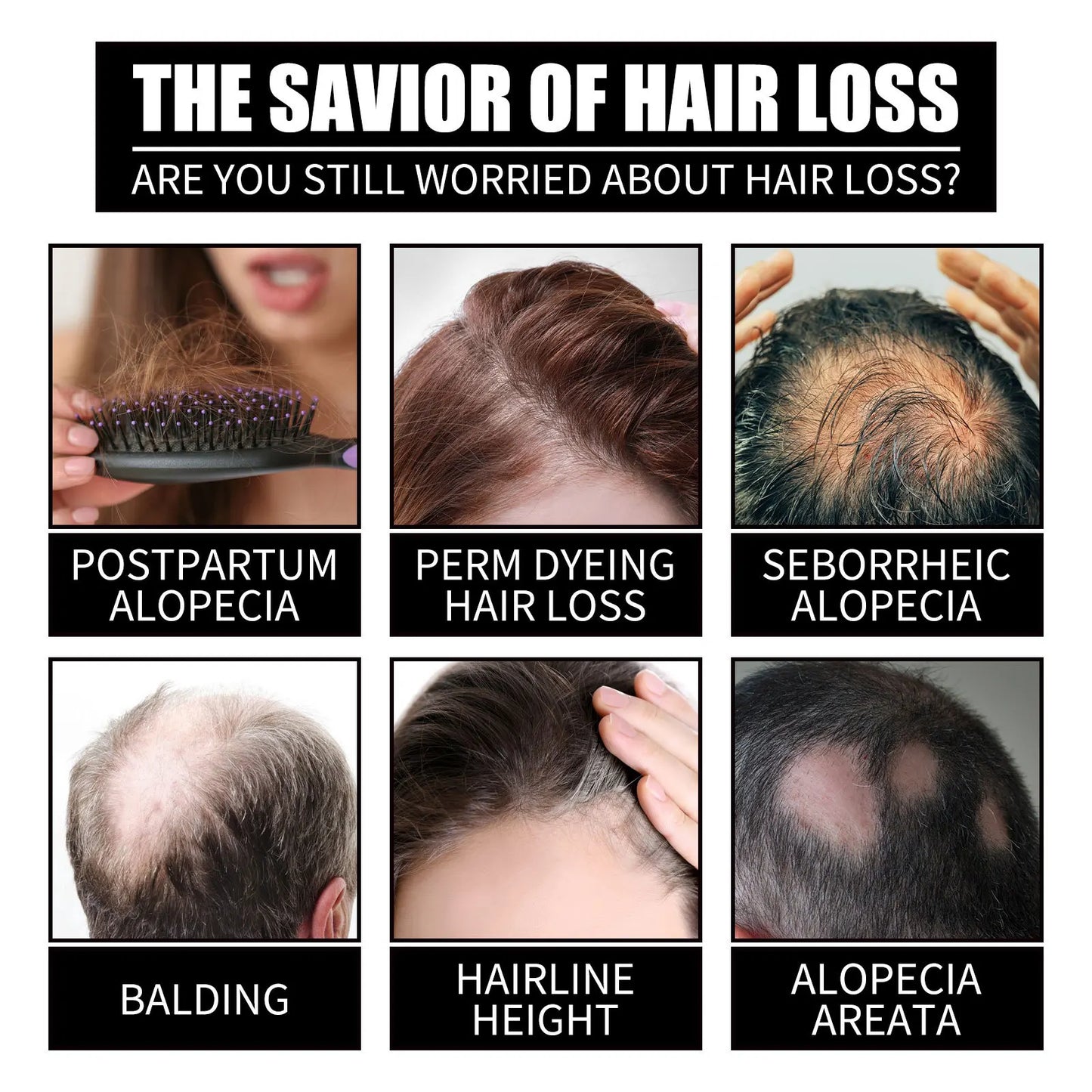 Ouhoe Collagen B7 Hair Growth Serum Oil for Scalp Care