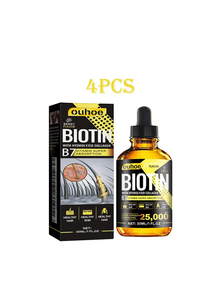 Ouhoe Collagen B7 Hair Growth Serum Oil for Scalp Care