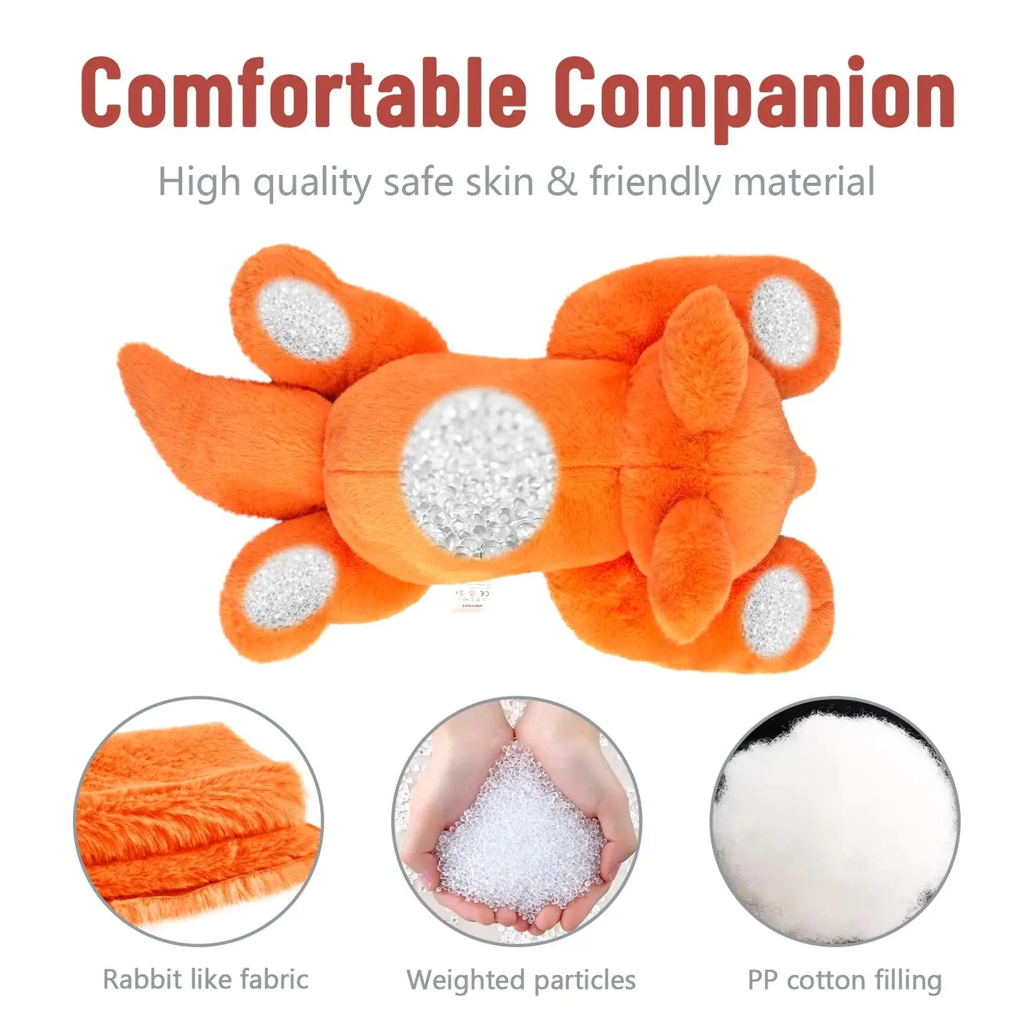 Niuniu Daddy Fox Weighted Plush Body Pillow Sensory Toy