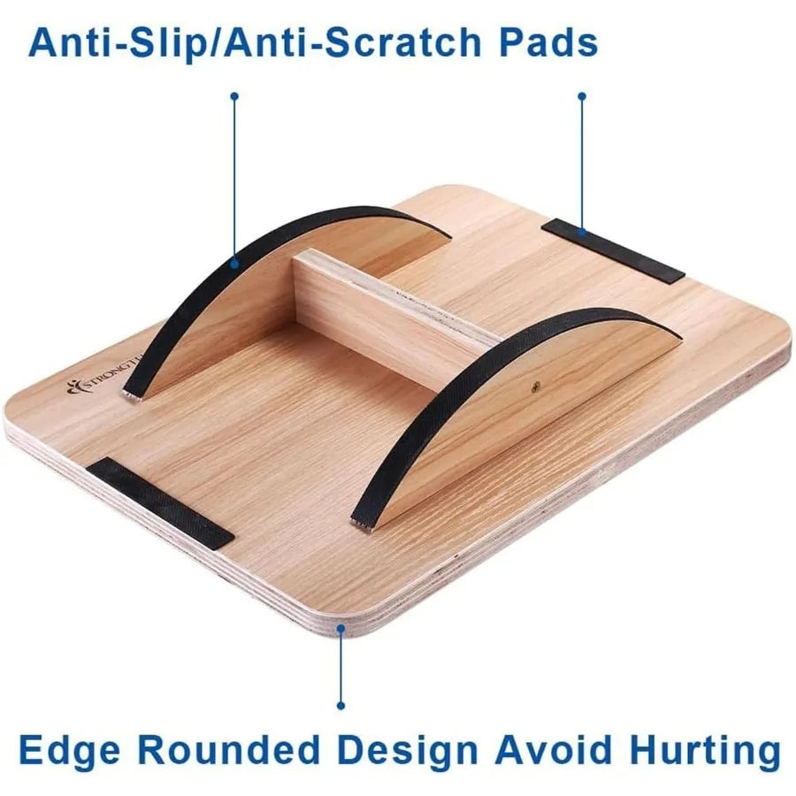 SHXI Wooden Balance Board Rocker For Under Desk Core Strength