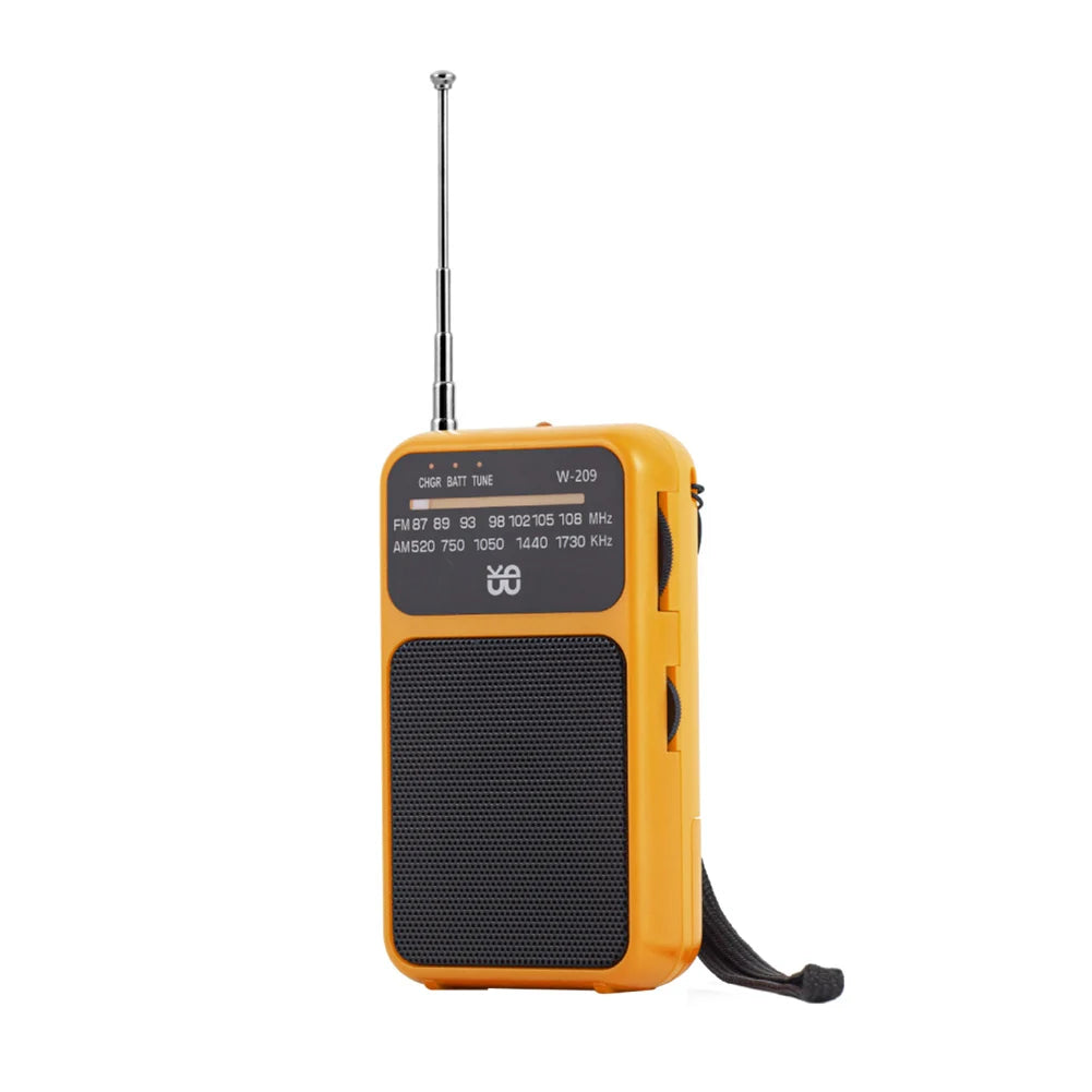 Shunmaii AM FM Radio With Built-In Speaker And 3.5mm Jack