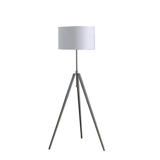 Mid Century Adjustable Tripod Floor Lamp Metal Finish