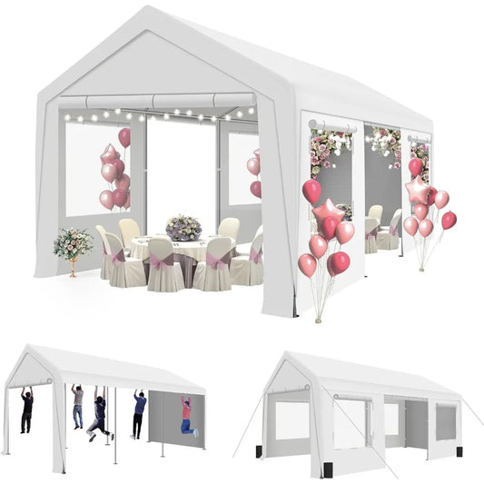 XMSJ Heavy Duty Outdoor Canopy Tent Event Shelter For Parties