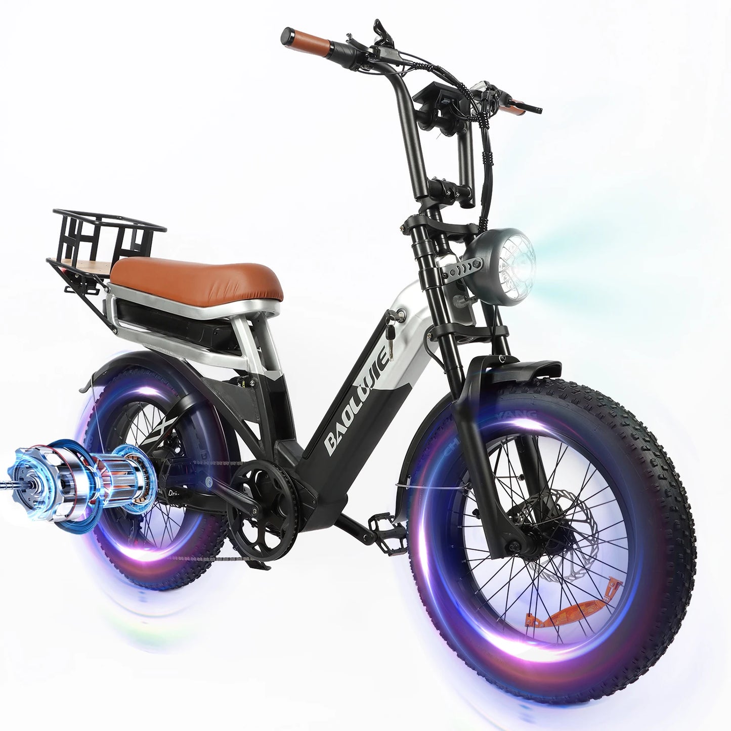 Baolujie DM01 60V 30Ah Electric Bicycle E-Bike 42 MPH