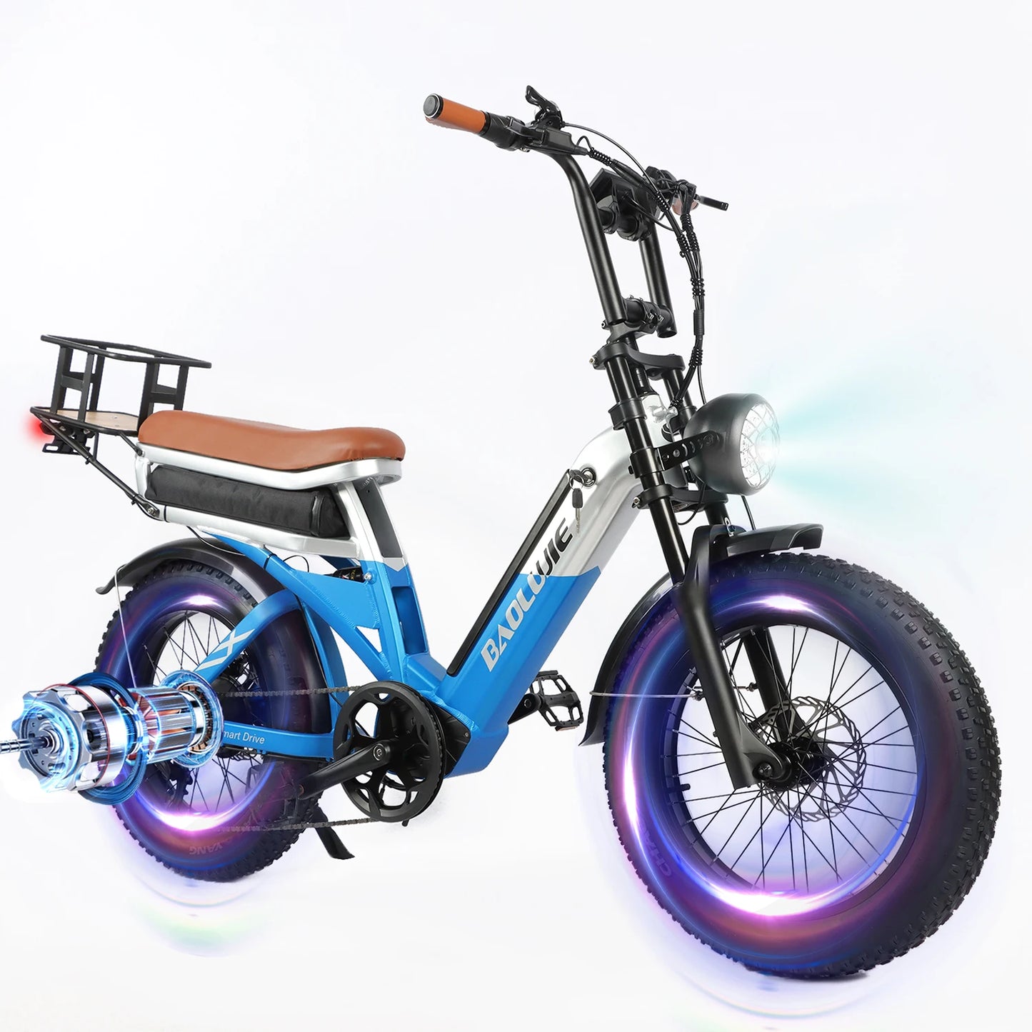 Baolujie DM01 60V 30Ah Electric Bicycle E-Bike 42 MPH