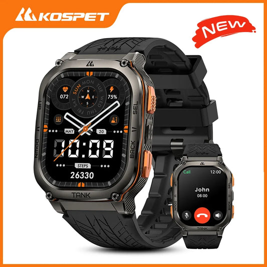 KOSPET Tank M3 Ultra GPS Smartwatch 5ATM IP69K Health Monitor