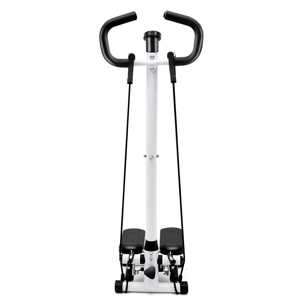 Mini Stepper Exercise Machine With Resistance Bands LCD Display