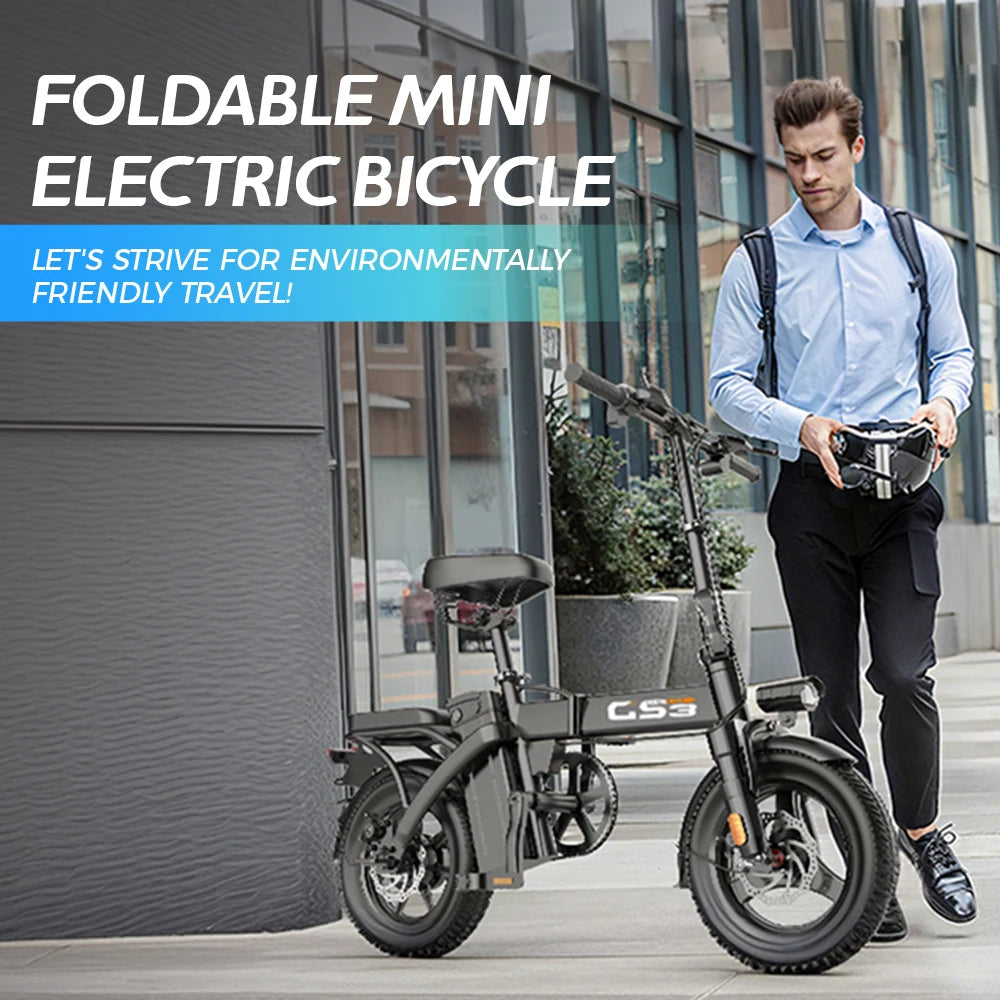 UPlee GS3 Electric Bicycle 750W Peak Motor 48V Removable Battery