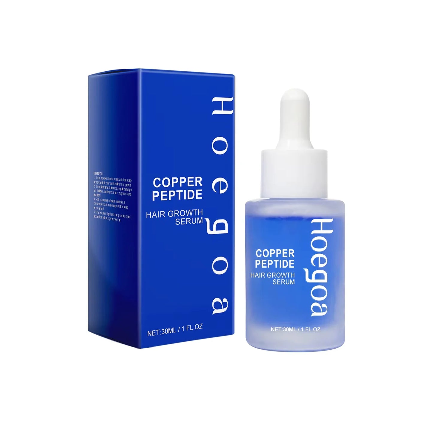 Copper Peptide Hair Growth Serum for Scalp Care and Density