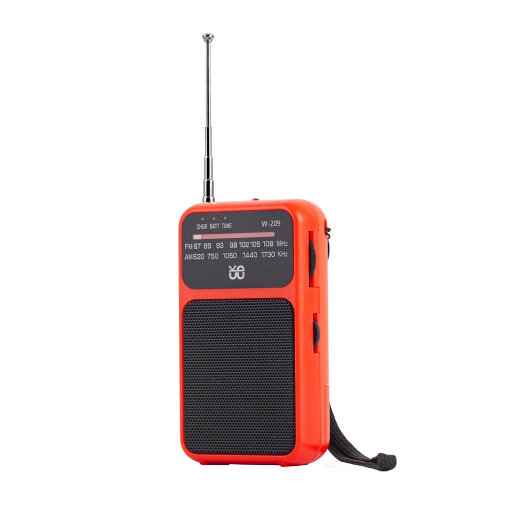 Shunmaii AM FM Radio With Built-In Speaker And 3.5mm Jack