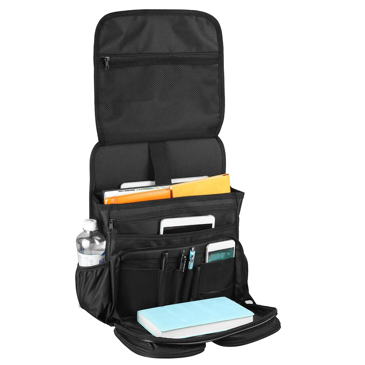 Car Seat Back Organizer Bag Polyester Universal Storage For Auto