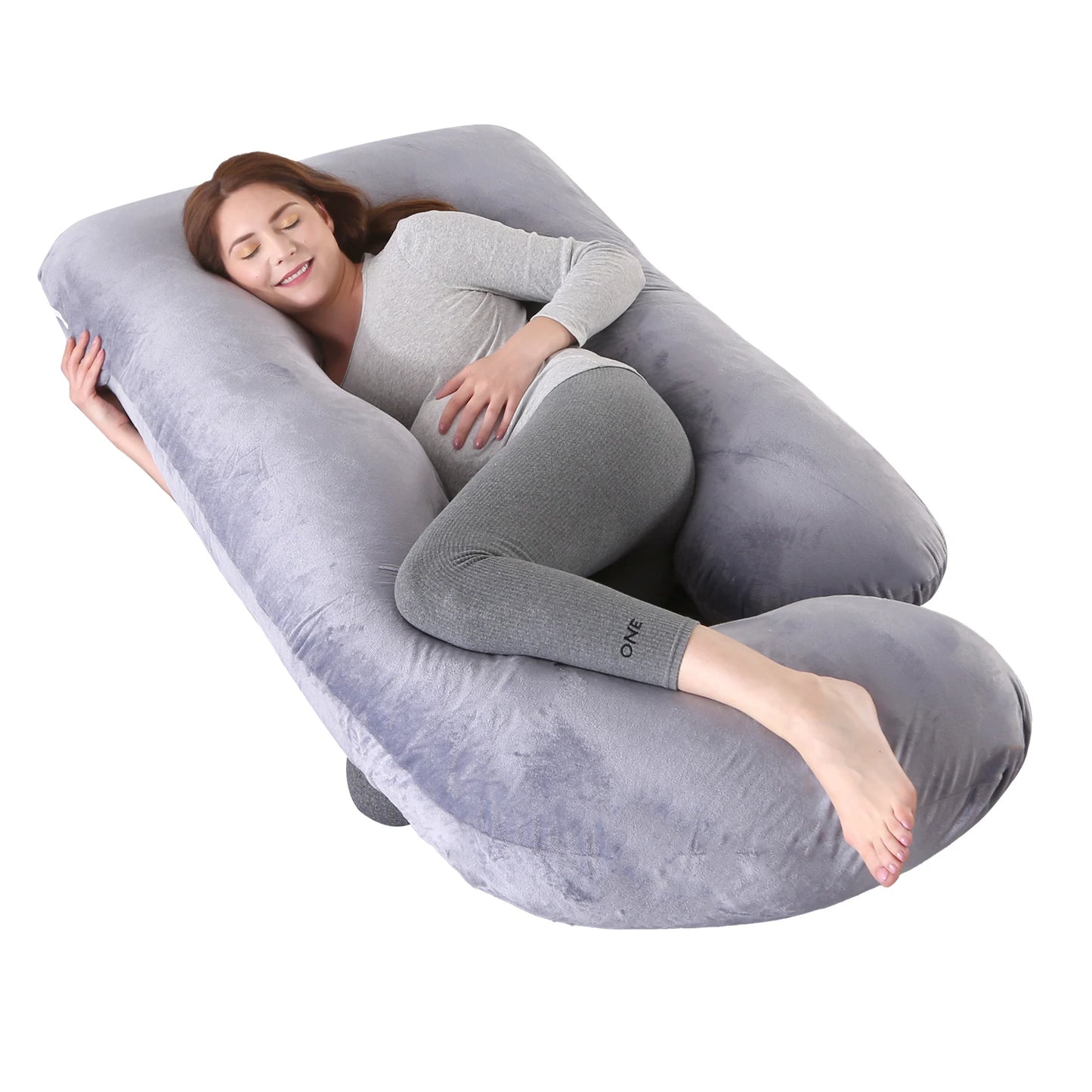 Nonecn G Shape Pregnancy Pillow Full Body Maternity Support