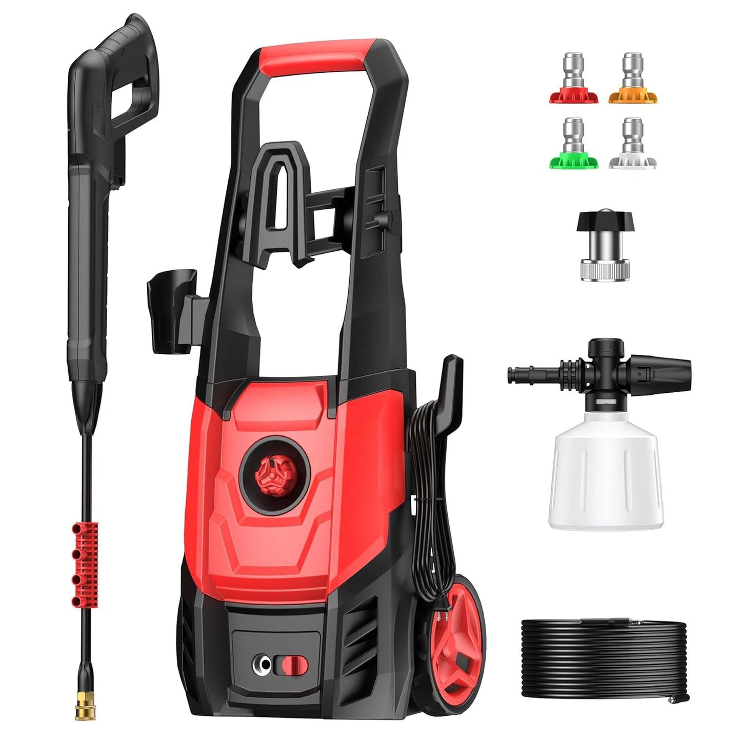Deli 3800 PSI Electric Pressure Washer Portable with Foam Cannon