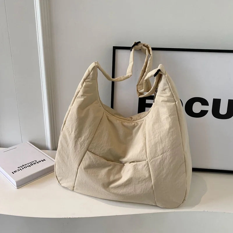 Nylon Shoulder Bag Crossbody For Women Soft Cloth Everyday