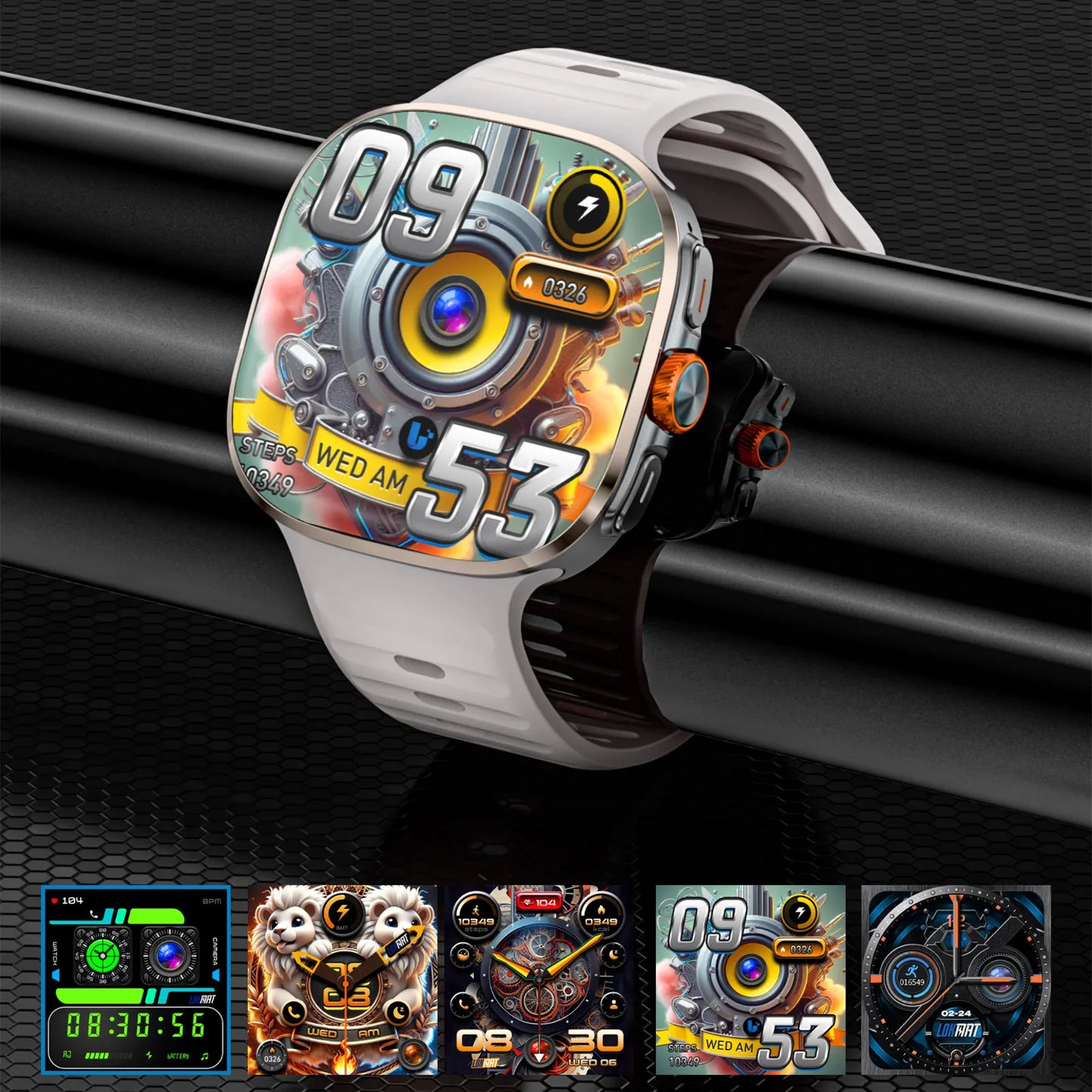 LOKMAT APPLLP 6 MAX Android Smart Watch Phone AI Translation