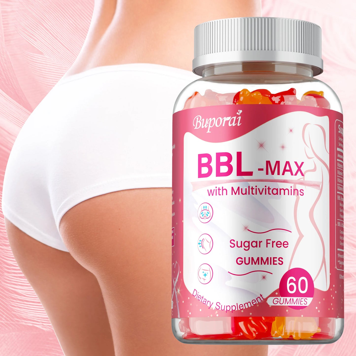 Xemenry BBL Max Gummies to Lift and Tighten Body Shape