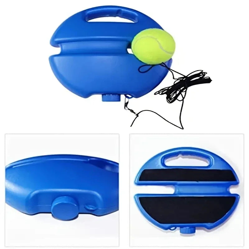 Heavy Duty Tennis Training Base With Elastic Rope Trainer
