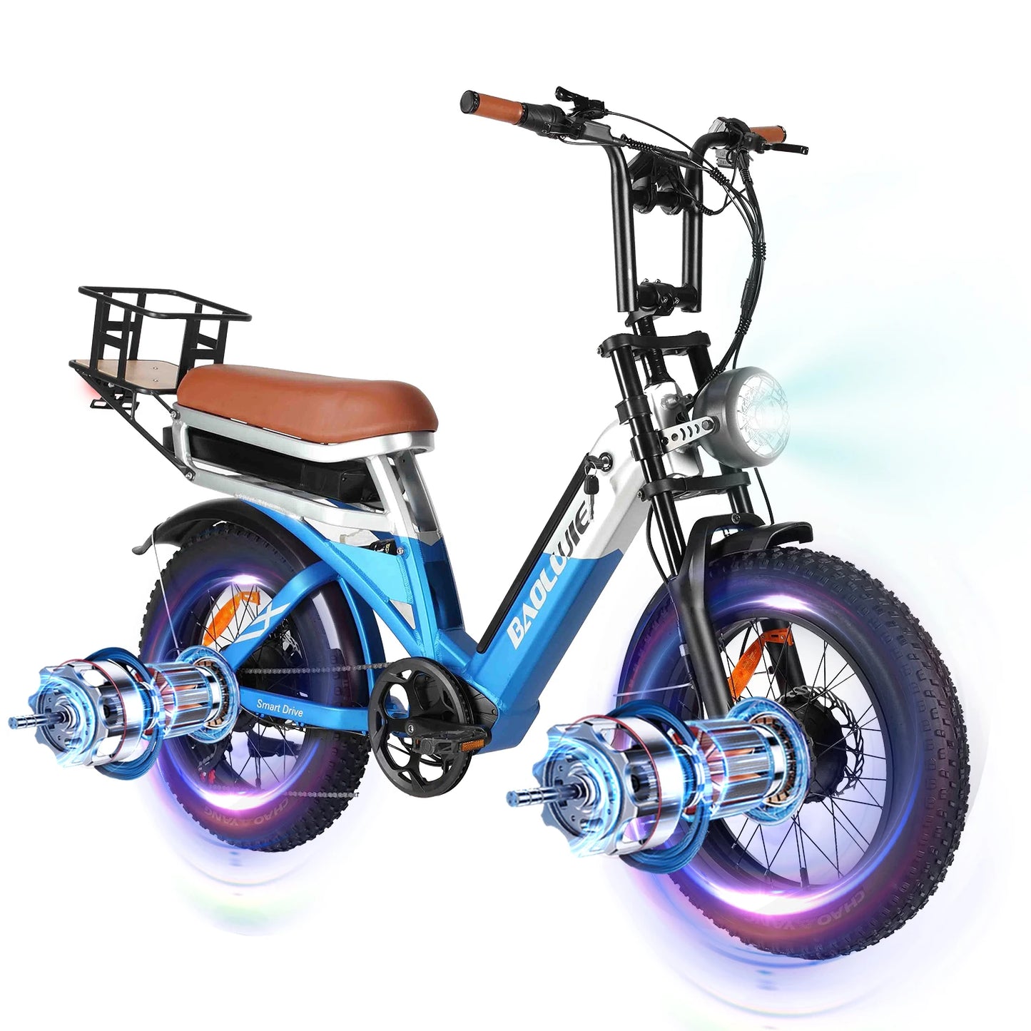 Baolujie DM01 60V 30Ah Electric Bicycle E-Bike 42 MPH