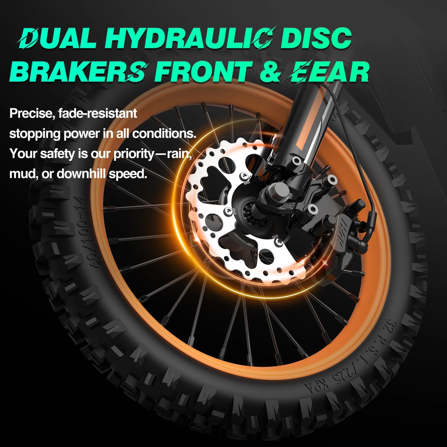 Electric Motorcycle 3000W 48V 30Ah E Bike With Hydraulic Brakes