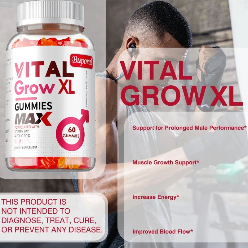 Xemenry Vital Grow Gummies For Muscle Growth And Recovery