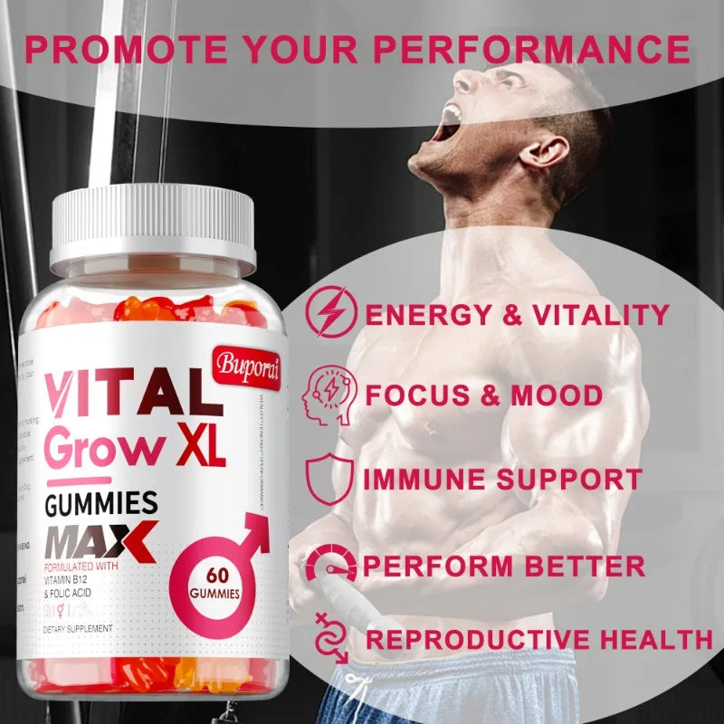Xemenry Vital Grow Gummies For Muscle Growth And Recovery