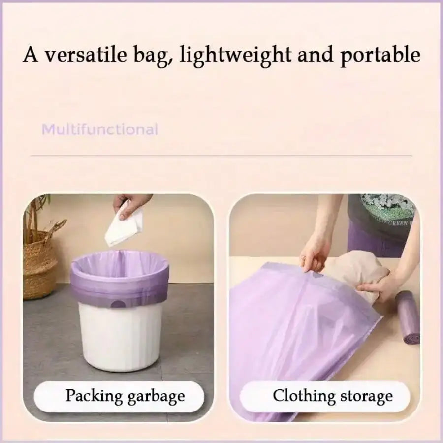AEHOME 100 Pack Drawstring Trash Bags For Household Use Portable