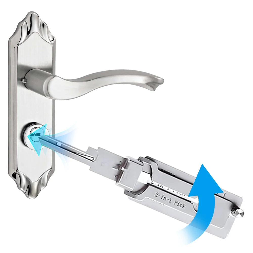 APWIKOGERDIY Stainless Steel Key Decoder SS001 O Ring Pickup Kit