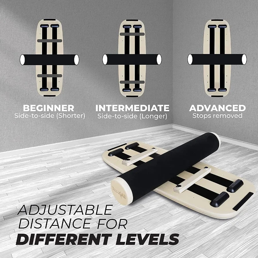 SHXI Balance Board Surf Trainer With Adjustable Stoppers