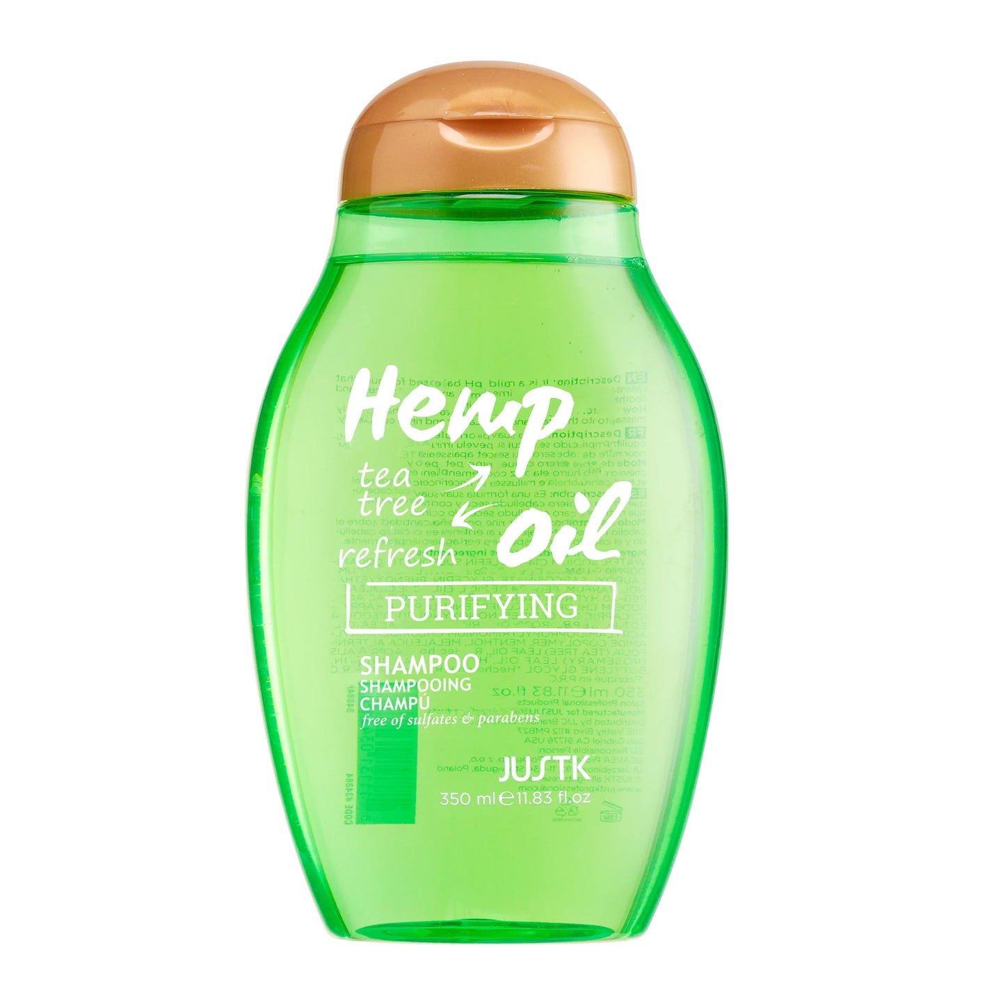 Justk Tea Tree Oil Anti Dandruff Shampoo Scalp pH Balance