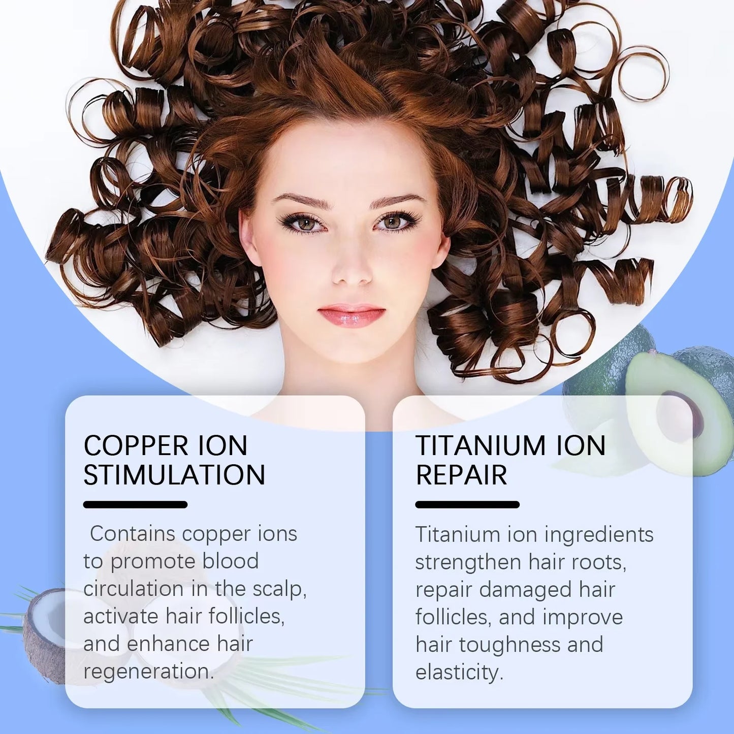 Copper Peptide Hair Growth Serum for Scalp Care and Density