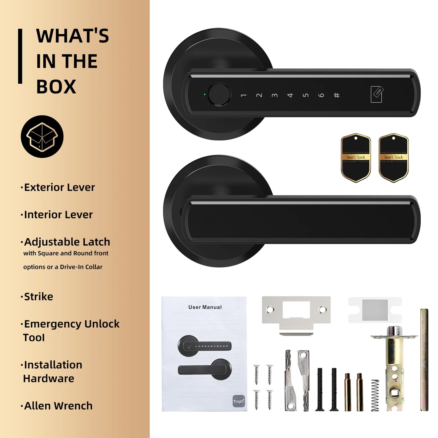 Viladepot Smart Lock Fingerprint Door Lock With App And Keypad