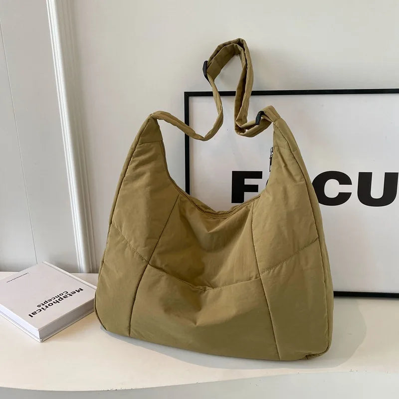 Nylon Shoulder Bag Crossbody For Women Soft Cloth Everyday