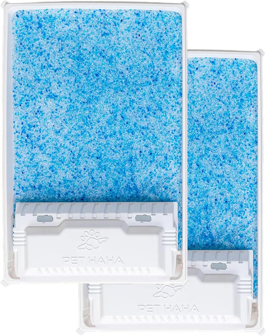 XMSJ Crystal Cat Litter and Disposable Trays Scoop Free