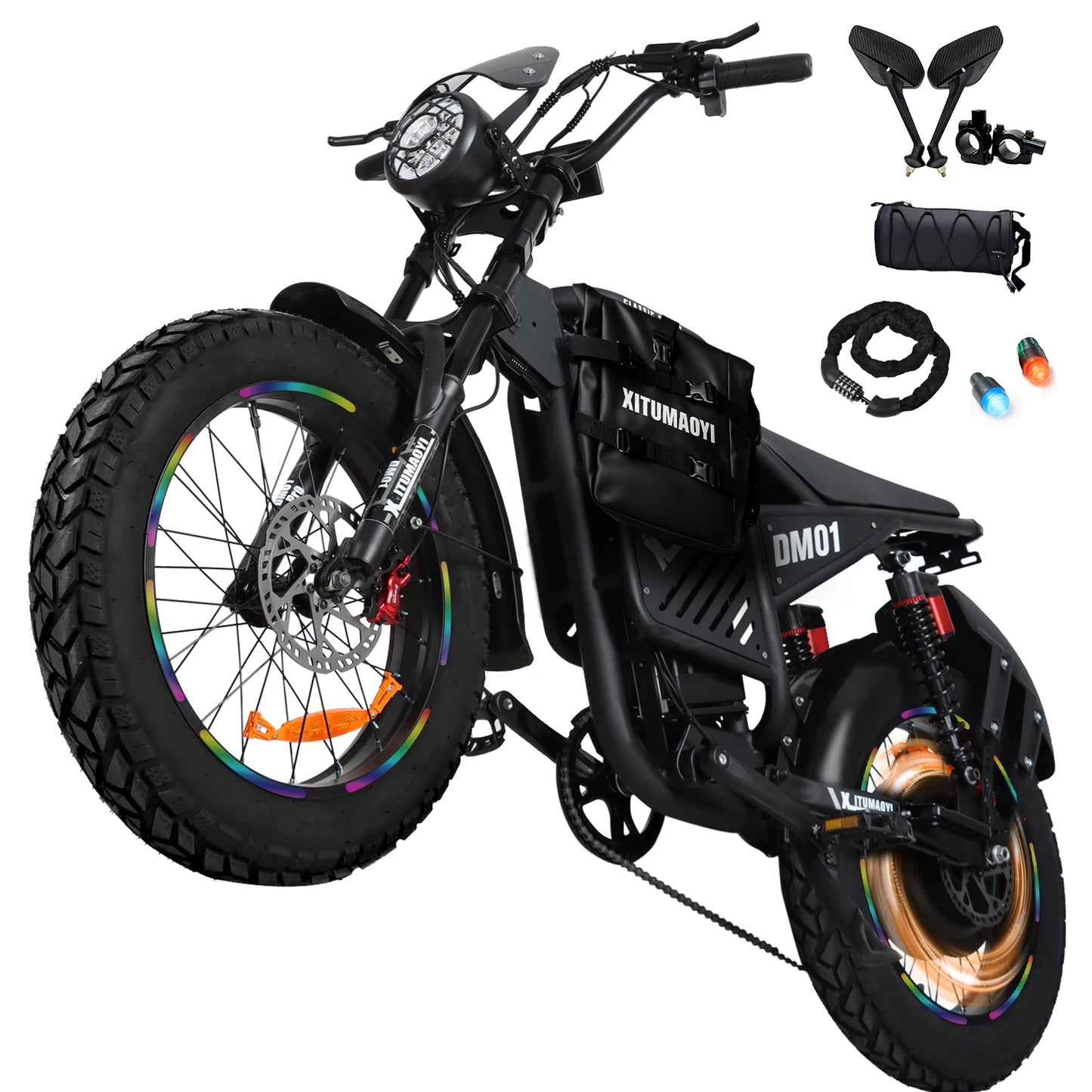Baolujie DM01 60V 30Ah Electric Bicycle E-Bike 42 MPH