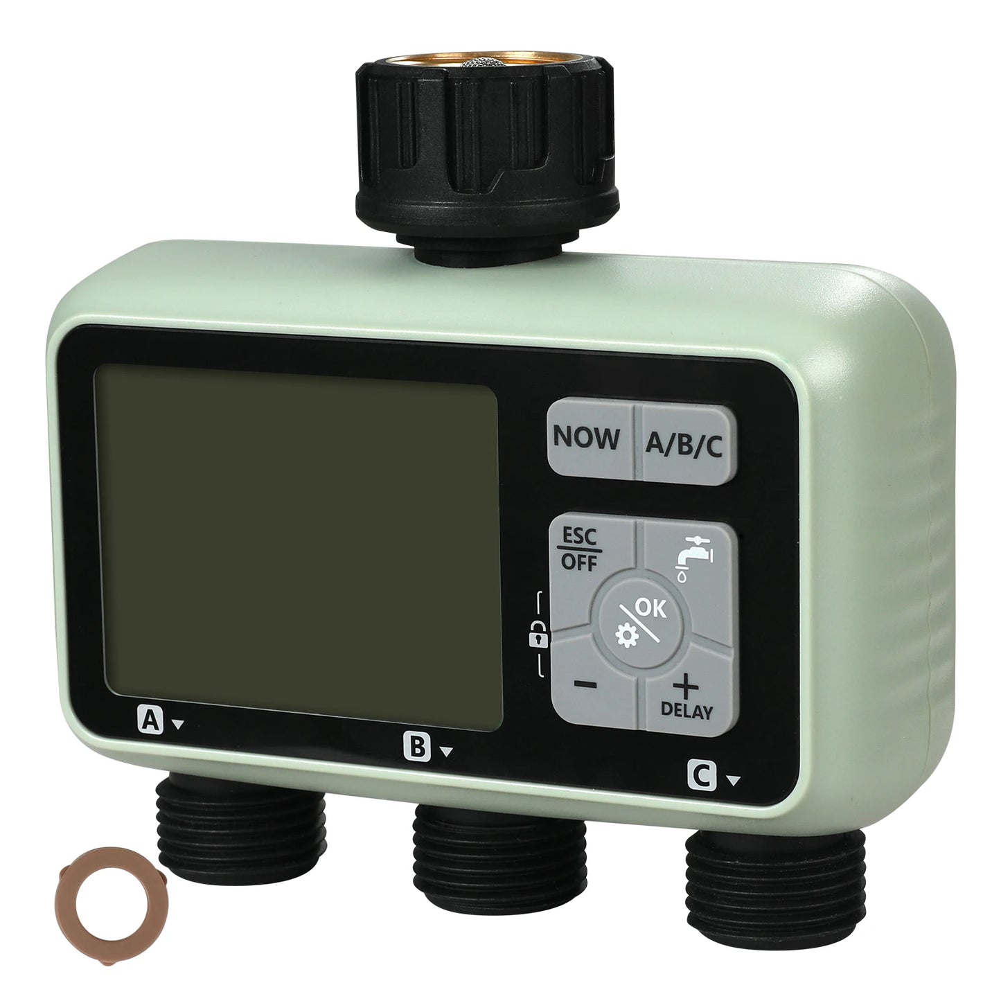 SucceBuy Water Timer 3 Outlet Hose Splitter With LCD Display