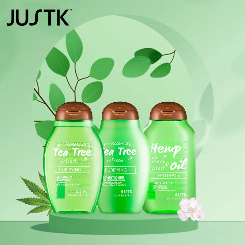 Justk Tea Tree Oil Anti Dandruff Shampoo Scalp pH Balance