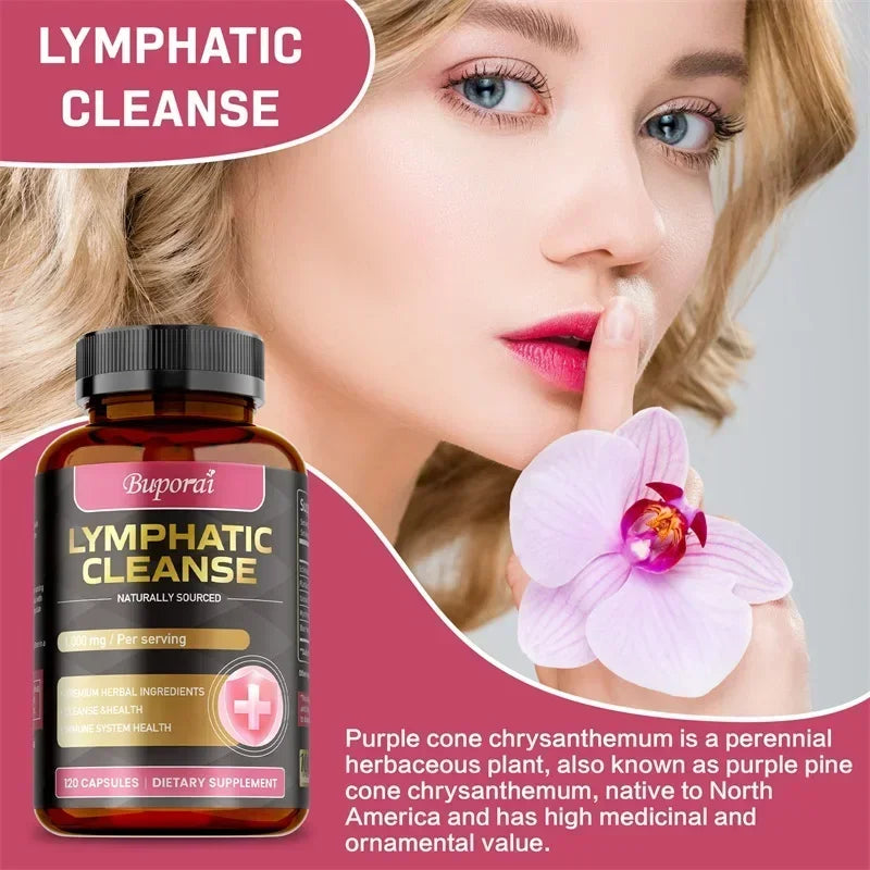 Pslalae Lymphatic Cleanse Capsules For Lymph Node Health And Immunity