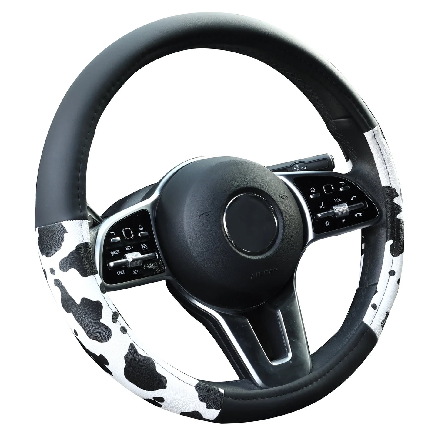 XUKEY Leather Steering Wheel Cover For BMW Non Slip Universal