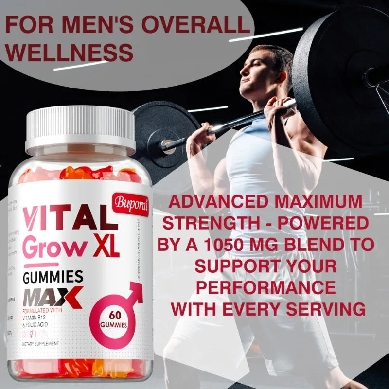 Xemenry Vital Grow Gummies For Muscle Growth And Recovery