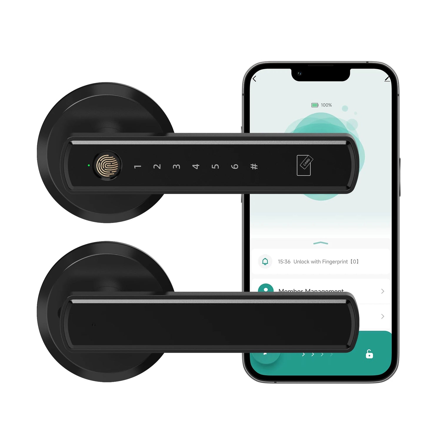 Viladepot Smart Lock Fingerprint Door Lock With App And Keypad