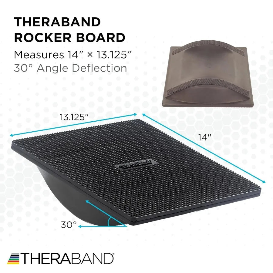 SHXI Theraband Rocker Board Stability And Balance Trainer