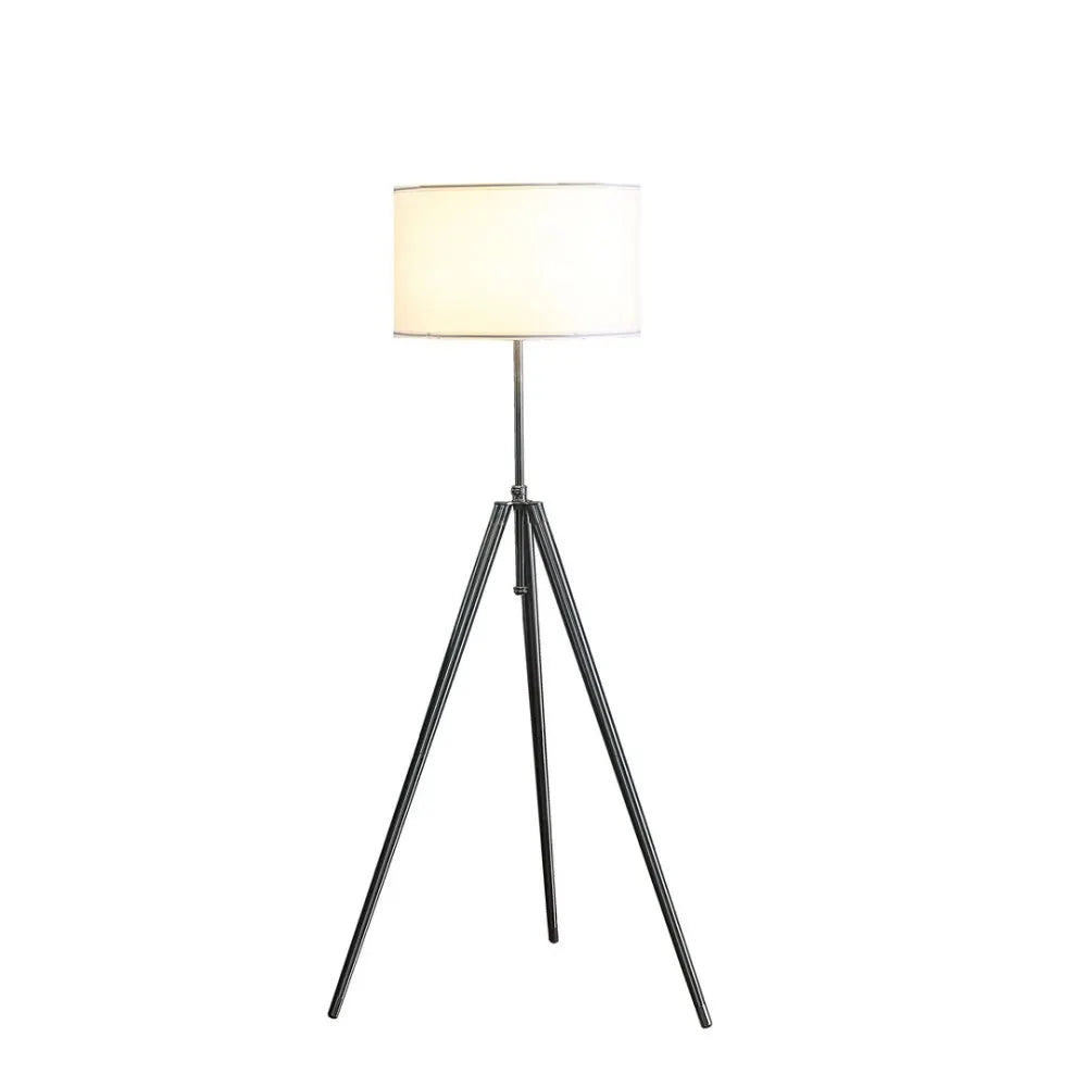 Mid Century Adjustable Tripod Floor Lamp Metal Finish